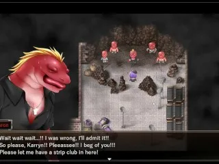 Karryn's Prison: Lizardman Obsessed, Stripclub Handjob