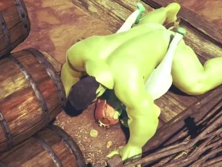 Fiona-Rammed-by-Hulk Porn Scene