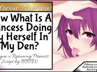 Princess F4F Solo in Den - Hot Action!